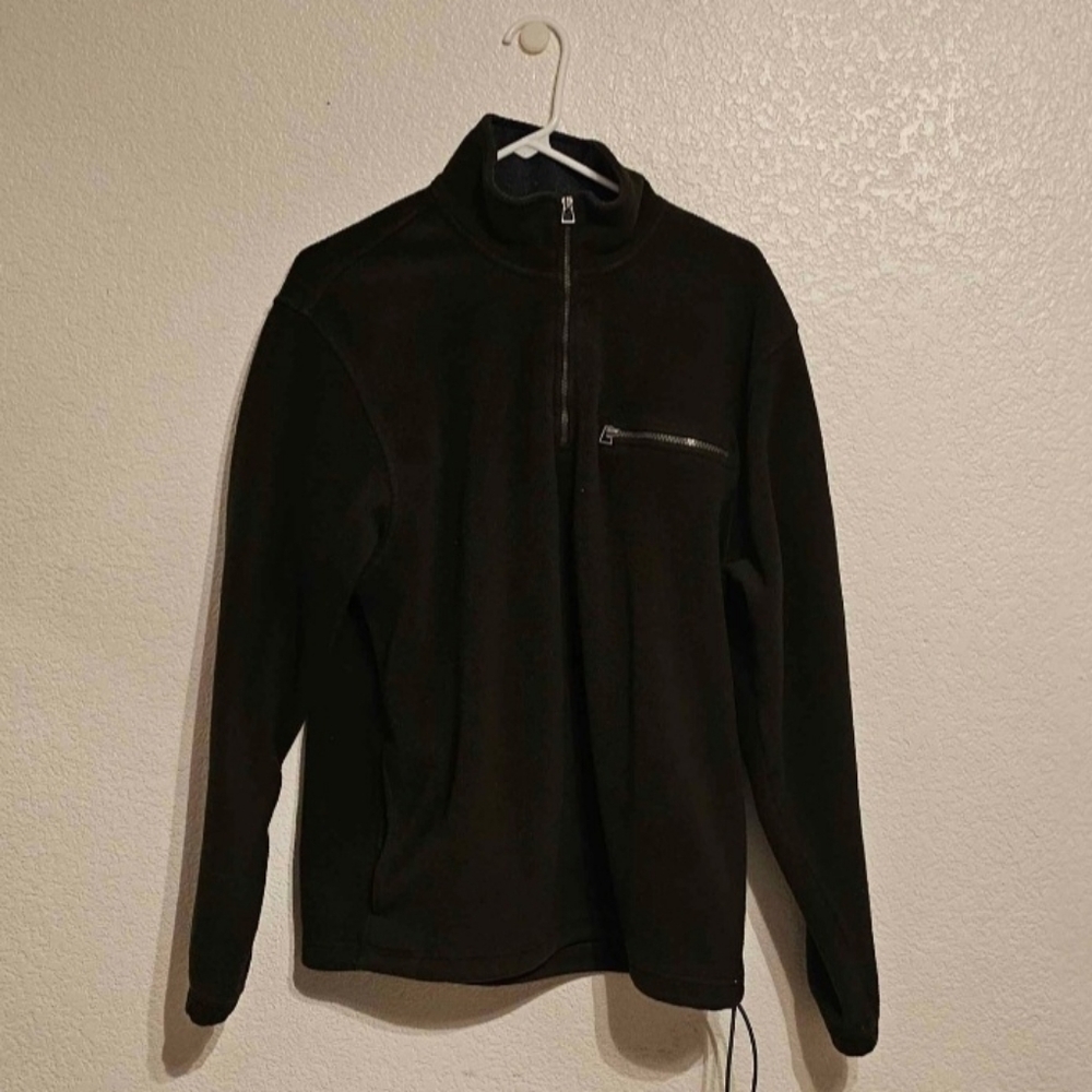 Izod Men's Green Zip-Up Sweater